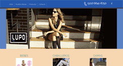 Desktop Screenshot of lupoguatemala.com